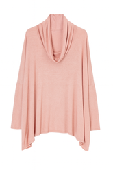 Blød rullekrave bluse - Brystmål 160 cm